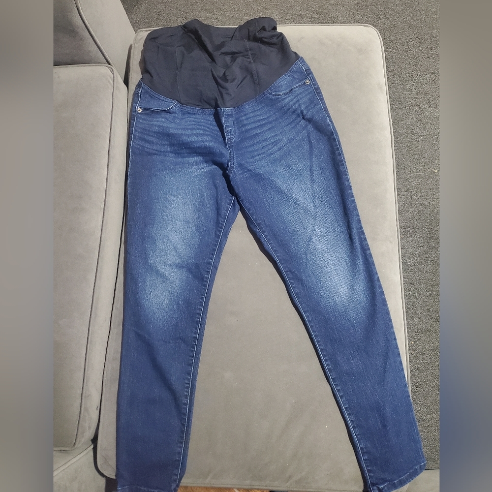 Isabel Maternity Skinny Dark Wash Jeans Size 12
